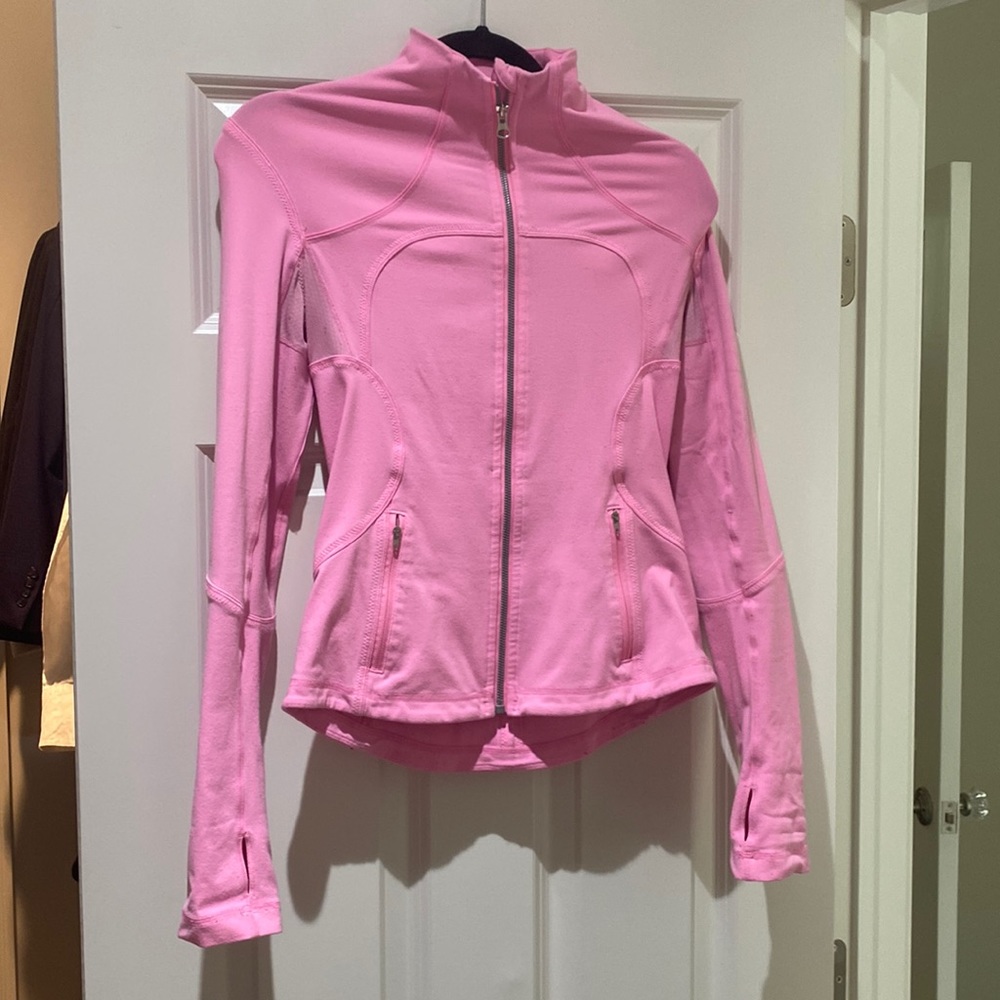 Pink lululemon zip up